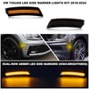 KEEGTBOX Smoked LED Side Marker Lights Kit for Volkswagen 2018-2024