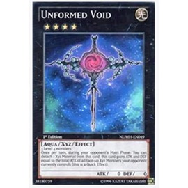 yugioh - Unformed Void NUMH-EN049 1st Edition Super Rare - Number Hunters