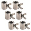 (6 Pieces) M6 Hand Twist Wire Rope Clamp 304 Stainless