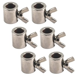 (6 Pieces) M6 Hand Twist Wire Rope Clamp 304 Stainless Steel Cable Clip with Wing Bolt