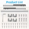 Qualward Undermount Sink Supports Brackets,Adjustable Undermount Sink Support, Stainless Steel