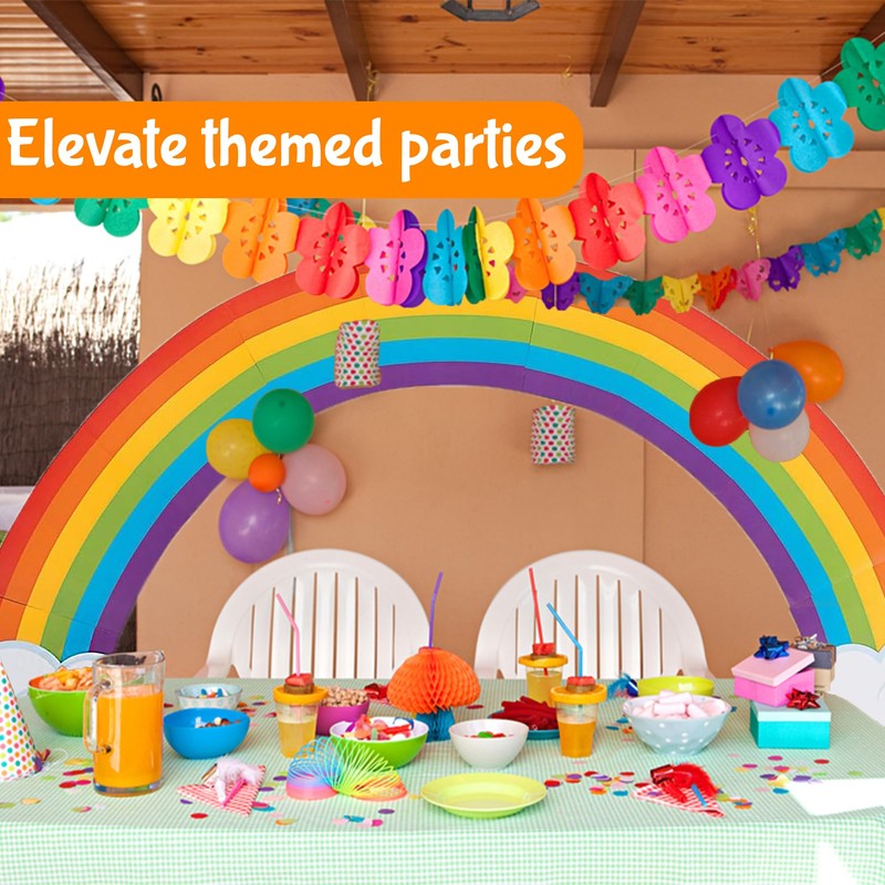 Fun Express Jumbo Rainbow Bulletin Board Decorations Set - 10