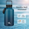 Konokyo Half Gallon Insulated Water Bottle with Straw,64 oz 3