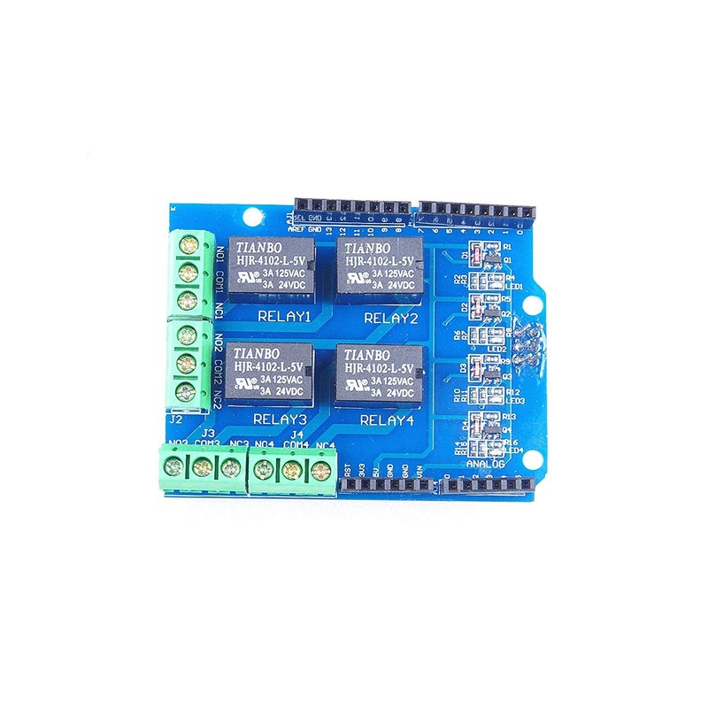 WINGONEER 4 Channel V rire-si-rudomozyu-ru, Arduino UNO R3 Mega 2560 For 4 tyannerurire-kontoro-rubo-dorire- Expansion