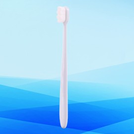 Healeved Bristle Toothbrushes -nano Soft Bristles for Oral Cleaning Ergonomic Design White Handle for Daily Oral Care and Hygiene