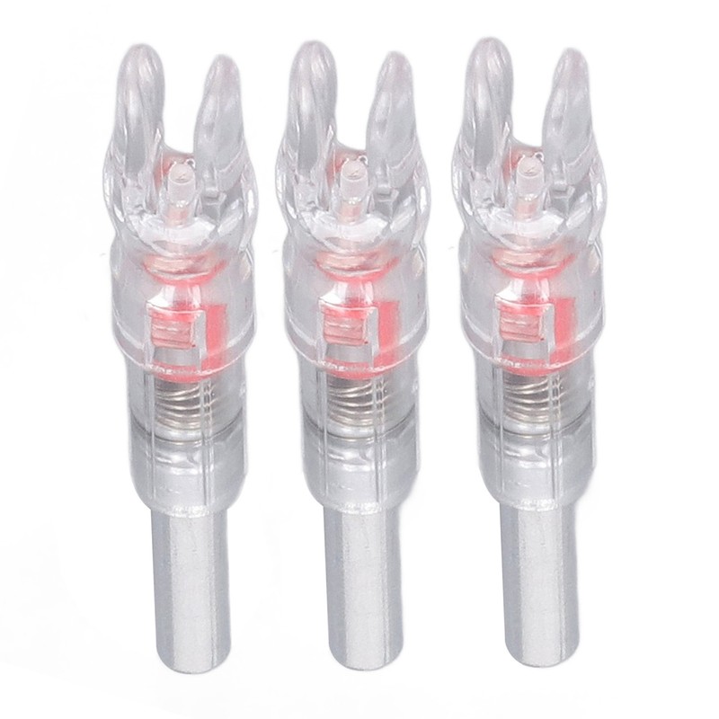 3PCS Lighted Nocks for Arrows Automatic Lighting 6.2mm Internal Diameter