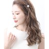VingTAINE H7665 Hair Clip, Flower, Pearl, Hair Claw, Mini, Small,
