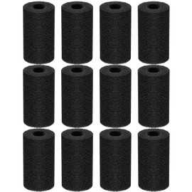 Pawfly Pre-Filter Sponge Fish Tank Filter Anti-Suction Foam Cover Rolls for Small Fish Shrimp, High-Density Filter Sponge for Mechanical Filtration, 12 Pack