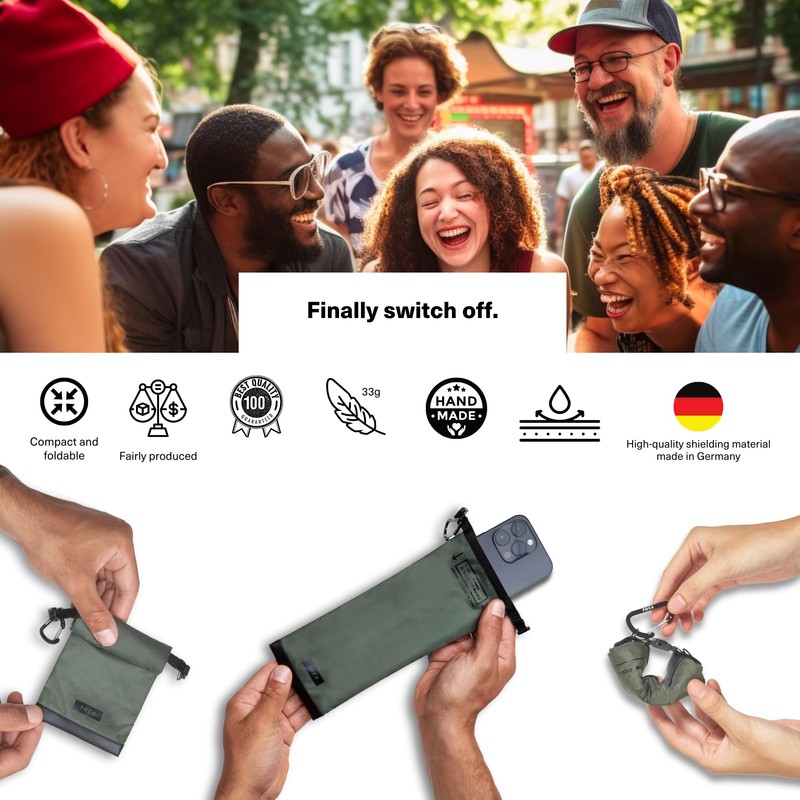 TOCA No Signal Sleeve - RFID Blocking Faraday Bag, Keyless