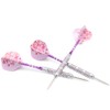 CUESOUL Pink Ladies 21 Grams Steel Tip Darts with 2