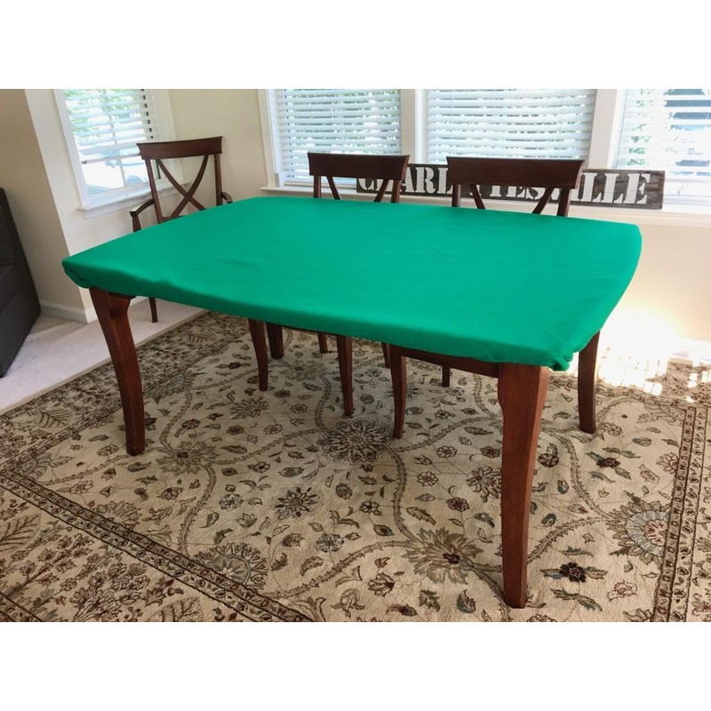 Felt Table Cover Bonnet for Square or Card Tables -