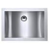Ruvati 16 x 11 inch Brushed Stainless Steel Rectangular Bathroom