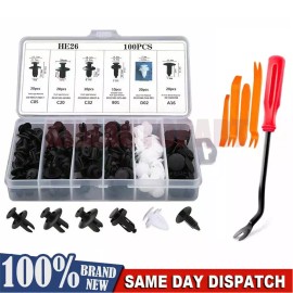 Unbranded For GM CAR 100x Box Set Bumper Fender Liner Push Type Retainer Clips Fastener