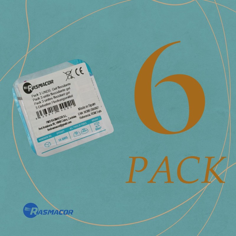 RASMACOR Pack of 3 Units Single Dose Flocculant Gel |