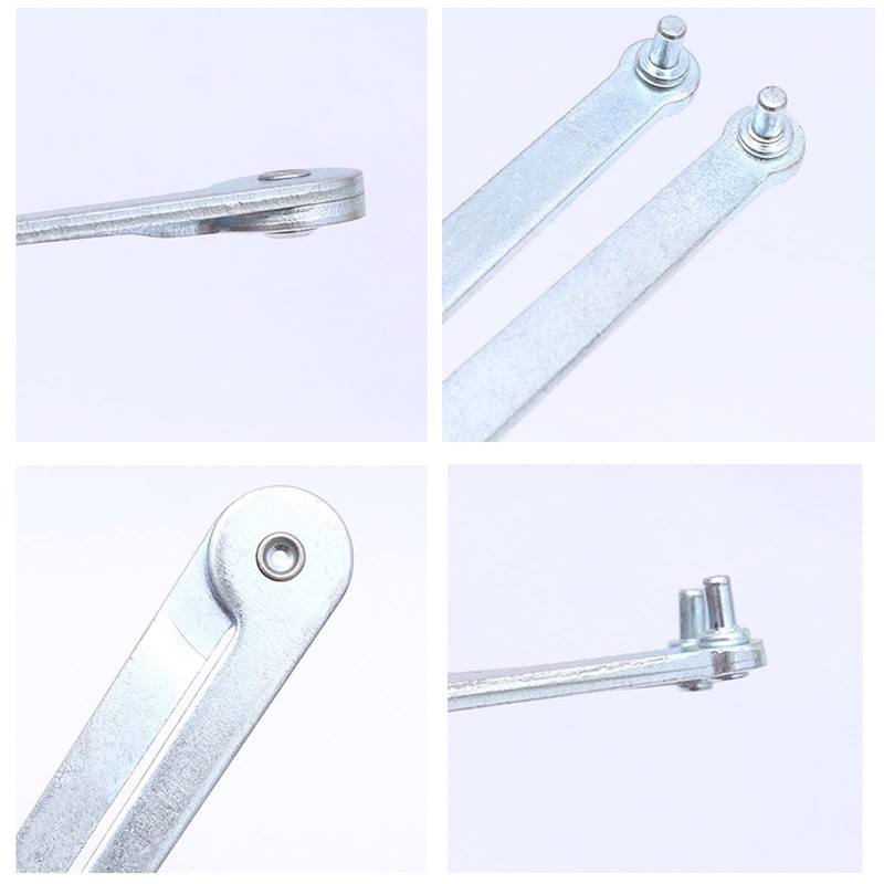 Heavy-Duty Angle Grinder Wrench, Universal High-Strength Reinforced Carbon Steel Adjustable