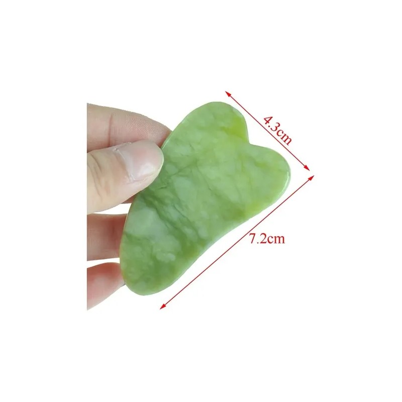1 Gua Sha De Jade Masaje Facial Rejuvenece Tonifica La