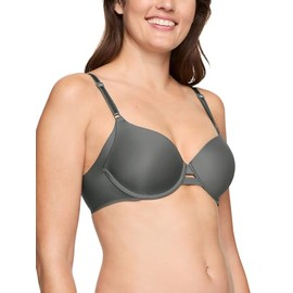 Warner's Women's Blissful Benefits Underarm-Smoothing Comfort Underwire Lightly Lined T-Shirt Bra RA3561W, Stone