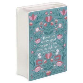 Steel Mill & Co Original Large Book-Shaped Decorative Vase, Ceramic Vases for Home Decor, Cute Bookshelf Decor, Unique Vase for Book Lovers, Little Women