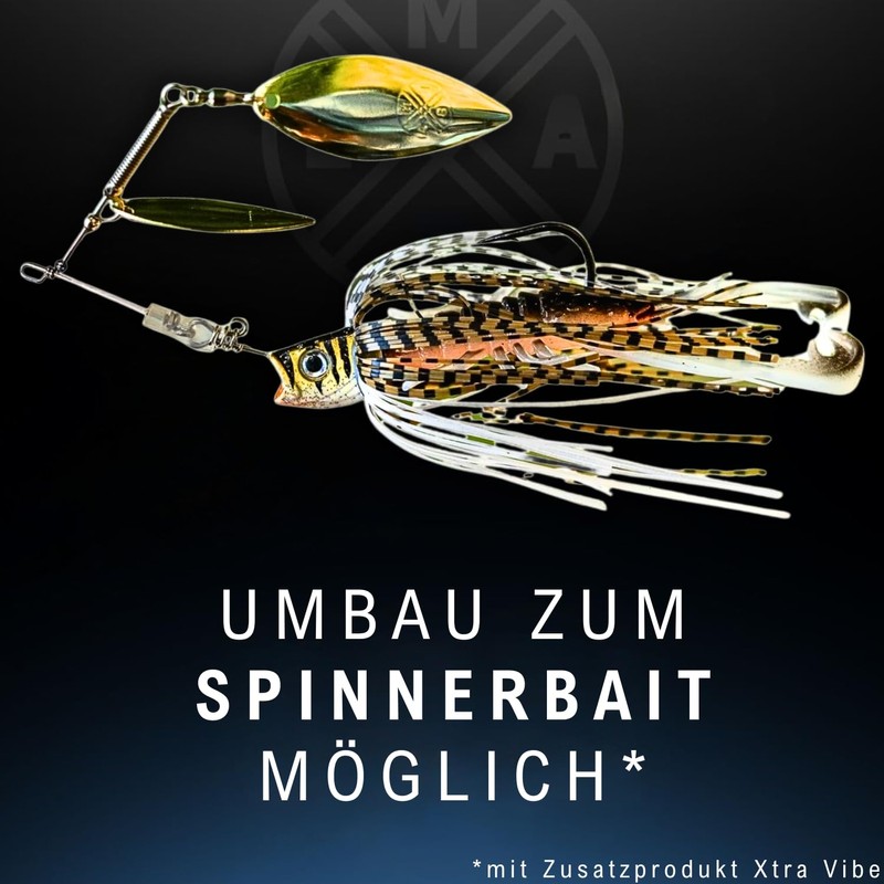 LMAB Chatterbait Multi Vibe 2.0 - Hook Size 1/0 &