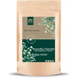 Momordica 모모르디카 차란티아 (카렐라/비터 멜론) 파우더 100 퓨어 내추럴 100그램 / 3.52온스 [100 Gram / 3.52 Ounce] Momordica Charantia (Karela / Bitter Melon) Powder 100 Pure Natural 100 Grams / 3.52 Ounces