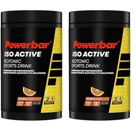 Powerbar - Isoactive - Orange - 600g - Isotonisches Sportgetr√§nk - 5 Elektrolyte (Packung mit 2)