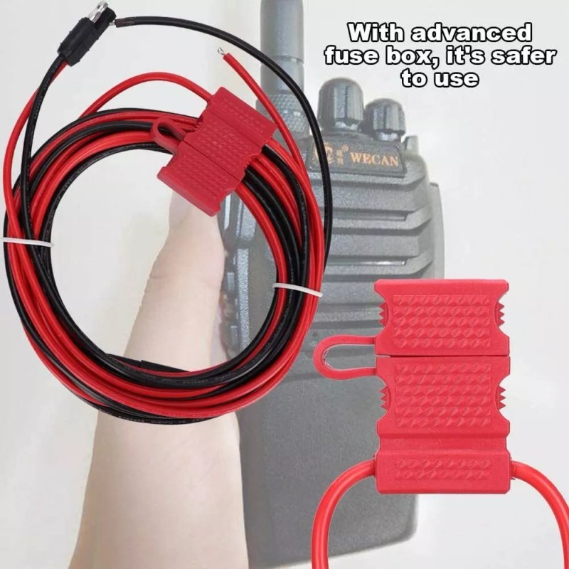 For Motorola Power Cable Cord for mobile Radio HKN4137A CDM750,