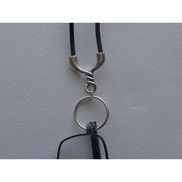Handmade 30" UNISEX GENUINE LEATHER CORD EYEGLASSES HOLDER LA NECKLACE