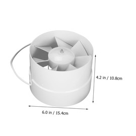 Angoily 6 Inch Circular Ventilation Exhaust Fan Ceiling Exhaust Fan for Bathroom Kitchen Window