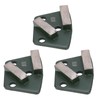 ANKROYU 3PCS Diamond Grinding Shoes, Trapezoid Concrete Grinder with 2