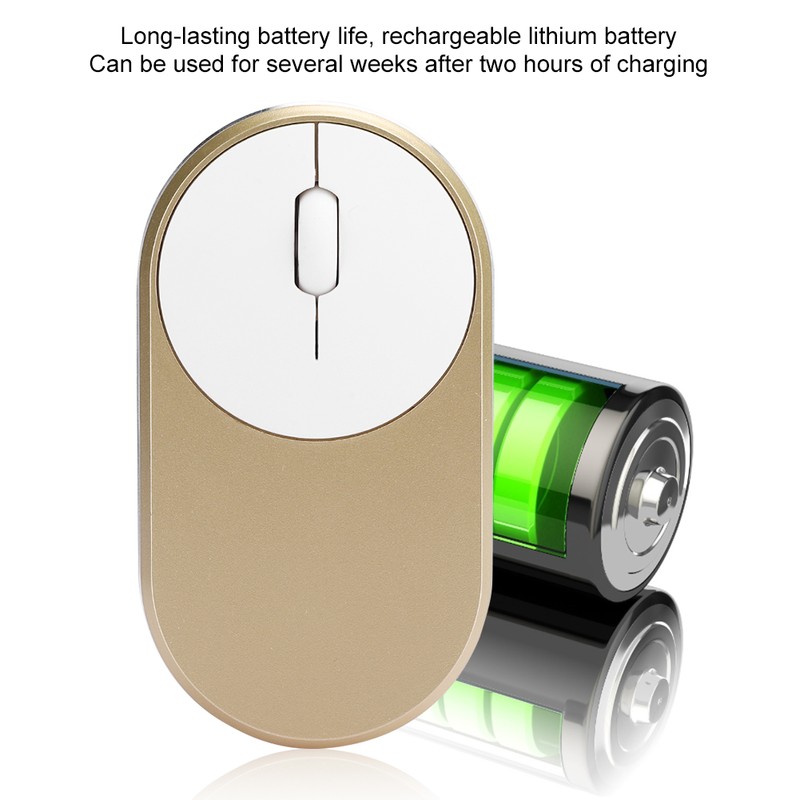 Wireless for Bluetooth Mouse 3 Mode Gaming Mute Rechargeable for