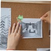 BCOATH 20Pcs Frog Guitar Thumb Tacks Cute Decorative Push Pins