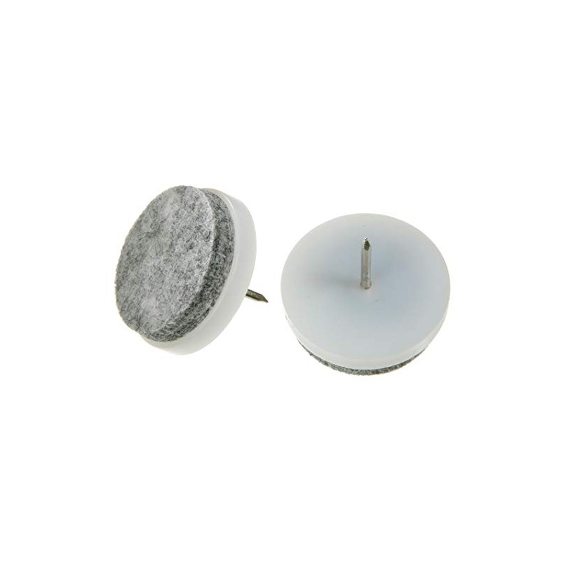 Pack of 16 Felt Furniture Glides Diameter 28 mm for