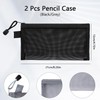 selcouth yyds 2 Pcs Pencil Case Large Capacity,Clear Pencil for