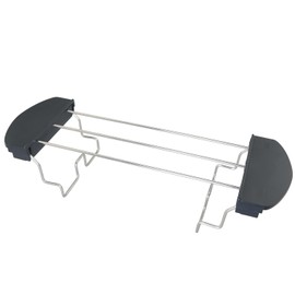 ZCZQC Bread Baking Rack Toast Cooling Rack Bread Machine Toaster Rack Home Oven Rack Food Rack 26CM For Toast Trimmings Heated Cinnamon Rolls Biscuits Barbecue Picnic Toaster Accessories Black