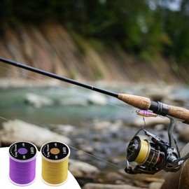 140D Fly Tying Thread Kit, 12 Pcs Non-Waxed Fly Tying Wires, Fly Tying Tieing Supplies for Fly Fishing Lures, Compatible with Most Bobbins, Ideal for 6#-10# Hooks