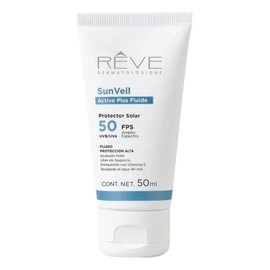 Reve Dermatologique SunVeil Active Plus Fluide FPS 50 Protector Solar 50ml Filtro UVA UVB Resistente Agua Protección Alta Uso Diario Corporal