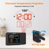SMARTRO SC91 Projection Alarm Clock for Bedrooms with Weather Station,