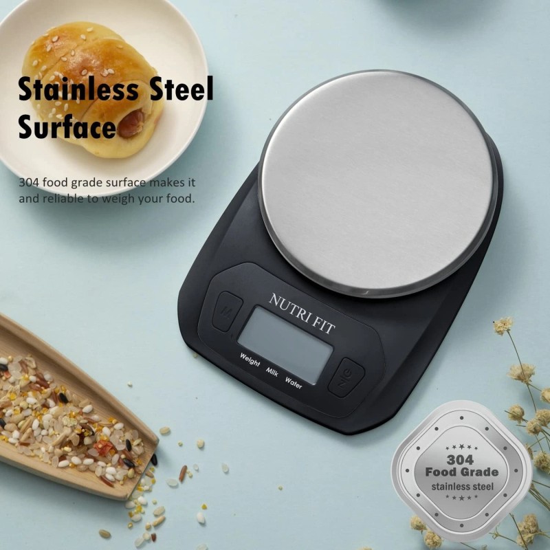 NUTRI FIT Small Digital Food Scales Weight in Grams and