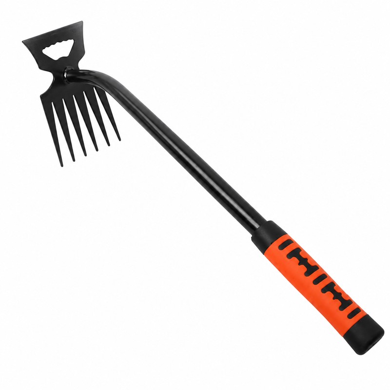 2-in-1 Garden Weeding Tool for Soil Care – Stainless Steel