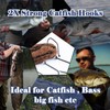 FishTrip Catfish Hooks Big River Hooks, 50pcs Live Cut Bait