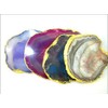 Jet International Set of 4 (four) Gold Plated Agate Slice