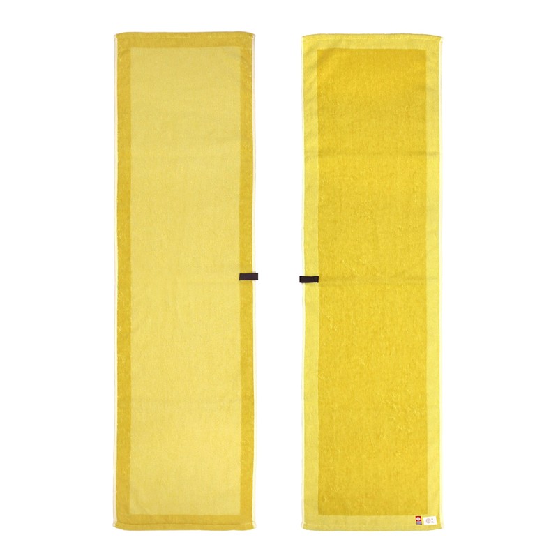 Iori Imabari Towel for Bath Rim Organic Cotton (Yellow) Sauna