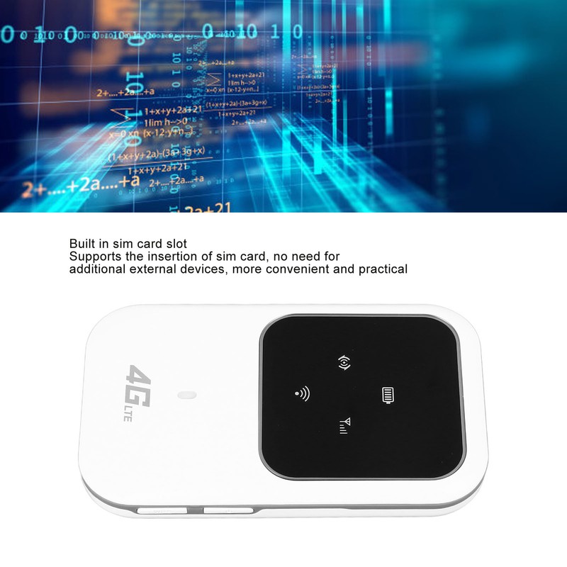 4G LTE Portable WiFi Router 150Mbps High Speed 2400mAh USB