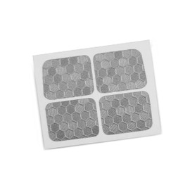 TouchProtect GripBacks - Steam Deck OLED compatible Back Button Enhancement Add More Grip and Control to your Deck! (Hex - Silver)