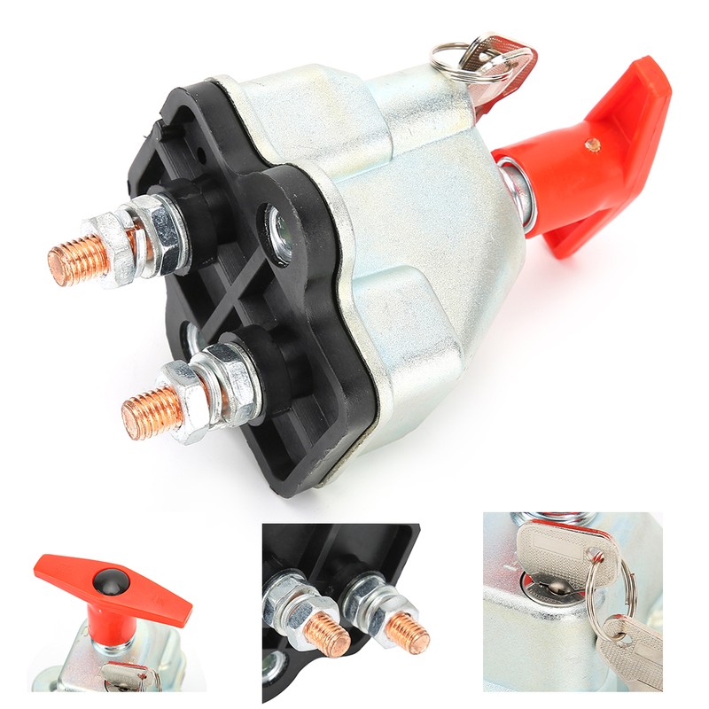 Universal Battery Isolator Switch Power Disconnect On/Off for Car Truck