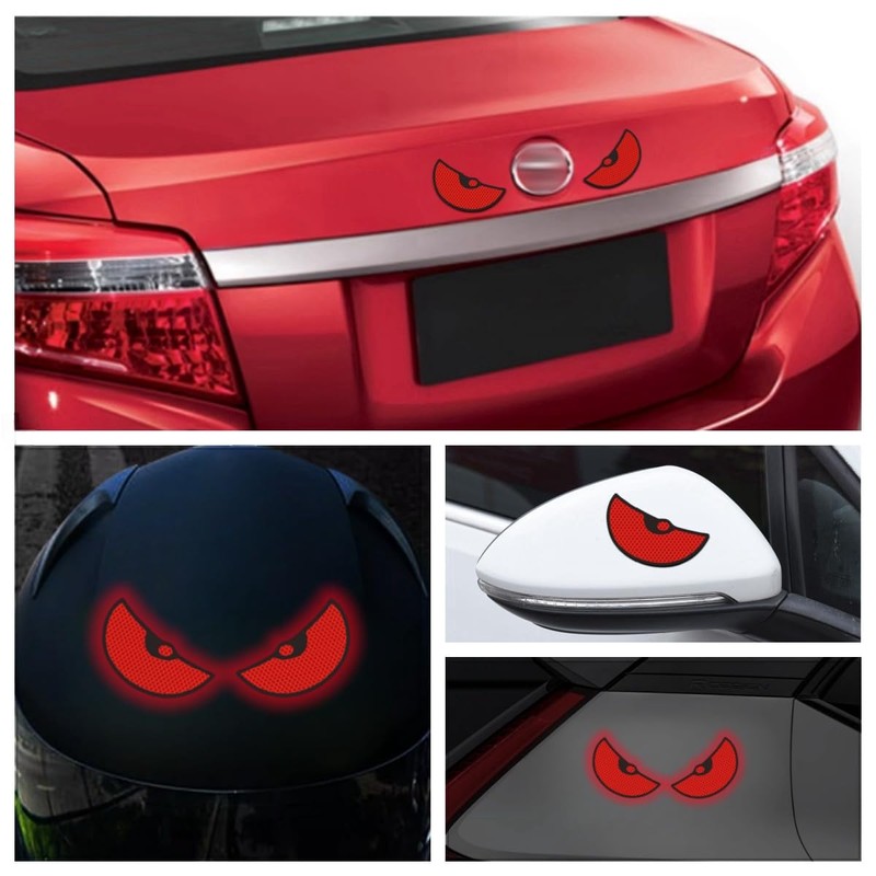 Car Reflective Stickers Decals Suitable red Eye Pattern for car