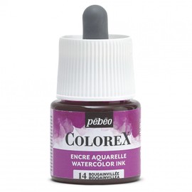 Pébéo - Colorex Ink 45 ML Sepia - Colorex Watercolour Ink Pébéo - Velvety Brown Ink Colour - Multi-Tool Drawing Ink All Supports - 45 ML - Sepia