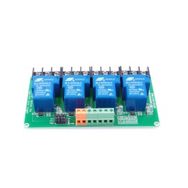 KNACRO 4-Channel DC 12V Relay Module High Low Level Triggering Optocoupler Isolation Load 30A DC 30V AC 250V for PLC Automation Control, Industrial System Control, Arduino