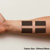 'Flag Of Cornwall' Temporary Tattoo - Water Resistant, Skin-Safe, Non-Toxic