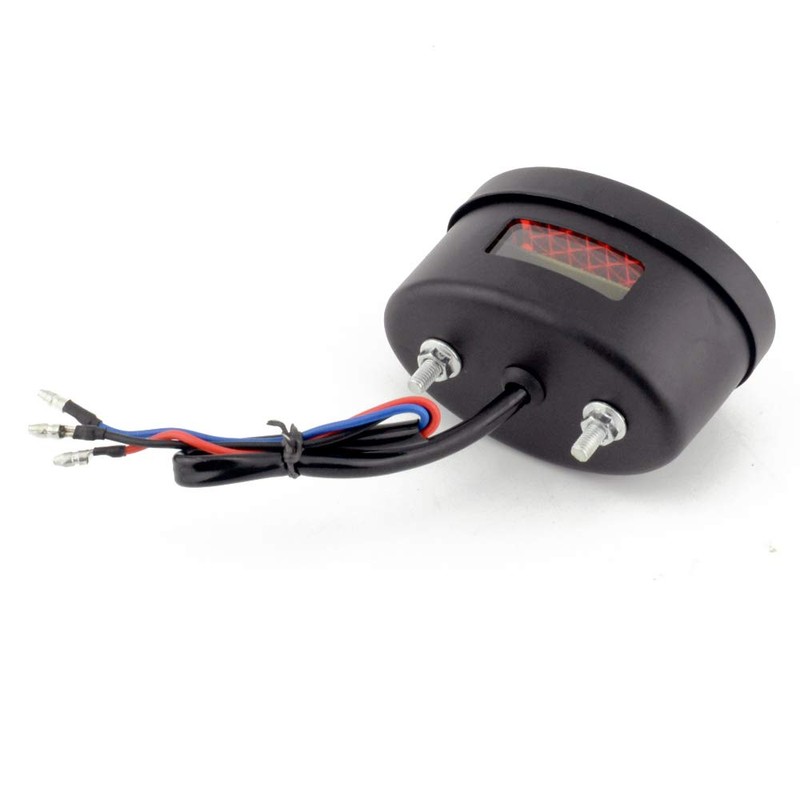 Mini LED Oval-Shaped Tail Light Cat Eye Rear Brake Light